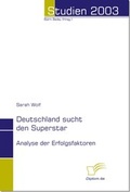 Cover: Deutschland sucht den Superstar - Diplomica Verlag