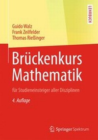 Abbildung von: Brückenkurs Mathematik - Springer Spektrum