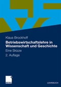 Bild: Betriebswirtschaftslehre in Wissenschaft und Geschichte - Springer Gabler