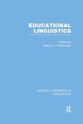 Cover: Educational Linguistics - Routledge