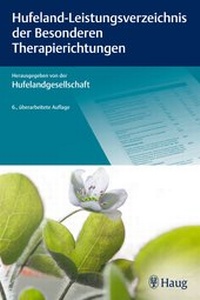 Abbildung von: Hufeland-Leistungsverzeichnis der Besonderen Therapierichtungen - Karl F. Haug