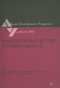 Cover: African Development Perspectives Yearbook / Private and Public Sectors: Towards a Balance - LIT
