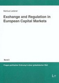 Enlarge image Cover: Exchange and Regulation in European Capital Markets - LIT