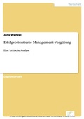 Cover: Erfolgsorientierte Management-Verg&uuml;tung - diplom.de