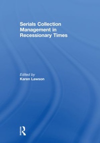 Abbildung von: Serials Collection Management in Recessionary Times - Routledge