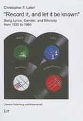 Cover: "Record it, and let it be known" - LIT