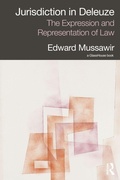 Cover: Jurisdiction in Deleuze: The Expression and Representation of Law - Routledge