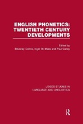 Cover: English Phonetics: Twentieth-Century Developments - Routledge