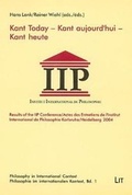Cover: Kant Today /Kant aujourd'hui /Kant heute - LIT