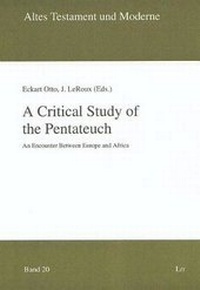 Enlarge image Cover: A Critical Study of the Pentateuch - LIT