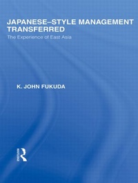 Enlarge image Cover: Japanese-Style Management Transferred - Routledge