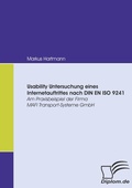 Cover: Usability Untersuchung eines Internetauftrittes nach DIN EN ISO 9241 - Diplomica Verlag
