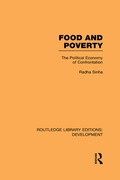 Cover: Food and Poverty - Routledge