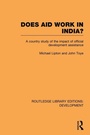 Cover: Does Aid Work in India? - Routledge