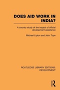Cover: Does Aid Work in India? - Routledge