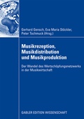 Cover: Musikrezeption, Musikdistribution und Musikproduktion - Springer Gabler
