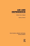 Cover: Aid and Dependence - Routledge