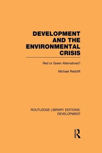 Enlarge image Cover: Development and the Environmental Crisis - Routledge