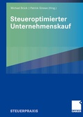 Cover: Steueroptimierter Unternehmenskauf - Springer Gabler