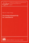 Bild: Das Kooperationsprinzip im Umweltrecht - Berliner Wissenschafts-Verlag