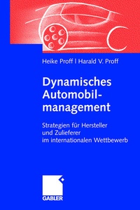 Enlarge image Cover: Dynamisches Automobilmanagement - Springer Gabler