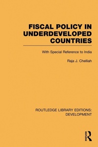 Enlarge image Cover: Fiscal Policy in Underdeveloped Countries - Routledge
