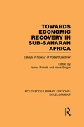 Cover: Towards Economic Recovery in Sub-Saharan Africa - Routledge