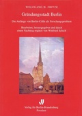 Cover: Gr&uuml;ndungsstadt Berlin - Berliner Wissenschafts-Verlag