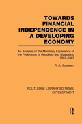 Cover: Towards Financial Independence in a Developing Economy - Routledge