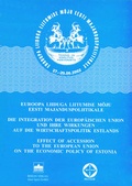 Cover: Die Integration der Europ&auml;ischen Union und ihre Wirkungen auf die Wirtschaftspolitik Estlands - Berliner Wissenschafts-Verlag