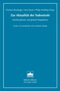 Bild: Zur Aktualit&auml;t der Todesstrafe - Berliner Wissenschafts-Verlag