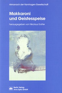 Abbildung von: Makkaroni und Geistesspeise - Berliner Wissenschafts-Verlag