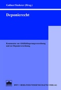 Bild: Deponierecht - Berliner Wissenschafts-Verlag
