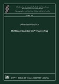Cover: Wettbewerbsverbote im Verlagsvertrag - Berliner Wissenschafts-Verlag