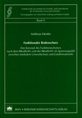 Bild: Funktionaler Bodenschutz - Berliner Wissenschafts-Verlag