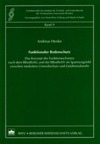 Abbildung von: Funktionaler Bodenschutz - Berliner Wissenschafts-Verlag