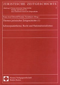 Cover: Themen juristischer Zeitgeschichte (1) - Berliner Wissenschafts-Verlag