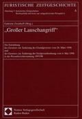 Bild: Grosser Lauschangriff - Berliner Wissenschafts-Verlag