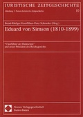 Cover: Eduard von Simson (1810-1899) - Berliner Wissenschafts-Verlag