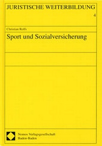 Abbildung von: Sport und Sozialversicherung - Berliner Wissenschafts-Verlag