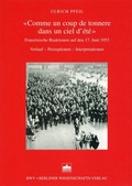 Cover: Comme un coup de tonnerre dans un ciel d'&eacute;t&eacute; - Berliner Wissenschafts-Verlag