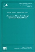 Cover: Menschenrechtsschutz im Spiegel von Wissenschaft und Praxis - Berliner Wissenschafts-Verlag