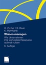 Cover: Wissen managen - Springer Gabler