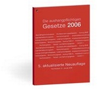 Abbildung von: Aushangpflichtige Gesetze 2007 - WEKA