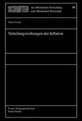 Cover: Verteilungswirkungen der Inflation - Berliner Wissenschafts-Verlag