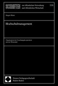 Cover: Hochschulmanagement - Berliner Wissenschafts-Verlag