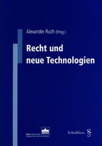 Bild: Recht und neue Technologien - Berliner Wissenschafts-Verlag