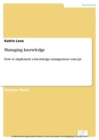 Abbildung von: Managing knowledge - diplom.de