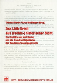 Abbildung von: Das Lüth-Urteil aus (rechts-)historischer Sicht - Berliner Wissenschafts-Verlag