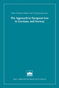 Cover: The Approach to European Law in Germany and Norway - Berliner Wissenschafts-Verlag